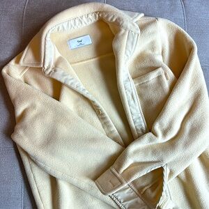 Aritzia Tna Button Up Fleece